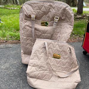 Joy Mangano Quilted Rolling Luggage